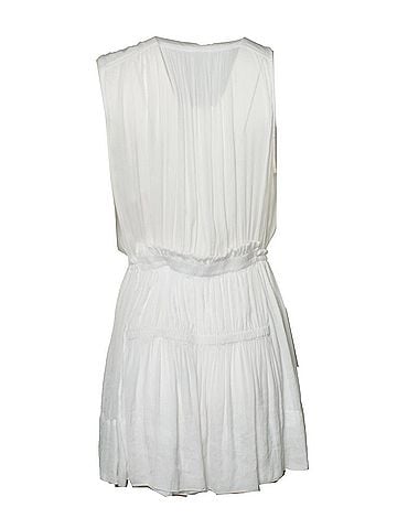 Isabel Marant Isabel Marant, White sheer dress with ruffles (view 2)