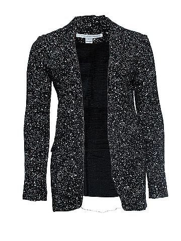 Diane von Furstenberg Diane Von Furstenberg, vint galaxy crepe blazer (view 1)