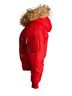 Dsquared2 100% Nylon Red Dsquared2, red bomber parka with fur collar. Size 6 - photo 4