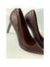Reiss 100% Leather Snake Print Burgundy Heels Size 10 1/2 - photo 14