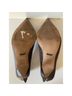 Reiss 100% Leather Snake Print Burgundy Heels Size 10 1/2 - photo 11