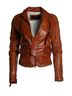 Dsquared2 100% Leather Brown Dsquared2, leather jacket in cognac Size 4 - photo 1