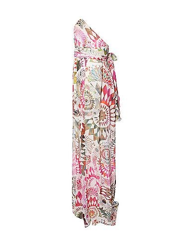 Matthew Williamson Matthew Williamson, Multicolored silk wrap-dress in size UK12/M. (view 2)