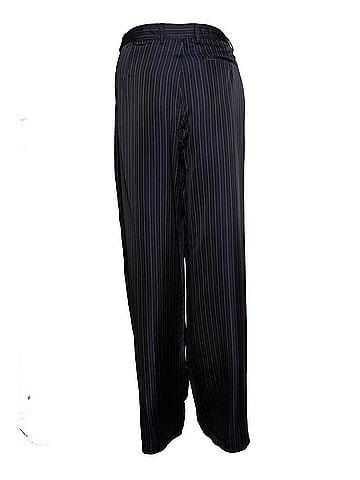 Dries Van Noten Dries van noten, striped wide leg shiny pantalon (view 2)