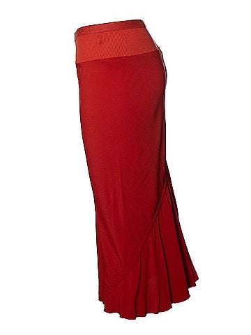 Rick Owens Rick Owens, Larry FW19 red midi skirt (view 2)