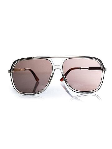 Gucci Gucci, transparent and gold aviator (view 1)
