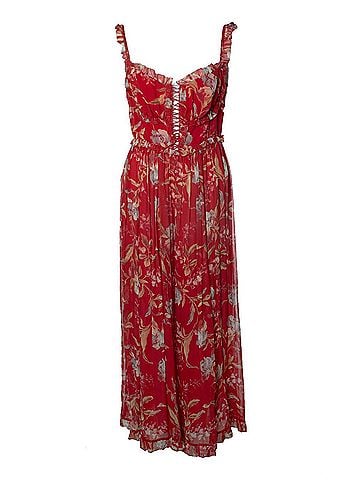 Zimmermann Zimmermann, Corsair Iris jumpsuit in red (view 1)