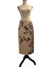 Zara Floral Multi Color White Formal Skirt Size L - photo 1