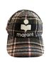 Isabel Marant Plaid Multi Color Baseball Cap One size - photo 1