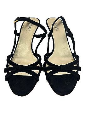 Miu Miu Miu Miu Slingback Sandals in Black Suede (view 2)