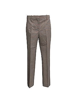 Givenchy Givenchy Plaid Mid-Rise Tweed Trousers in Brown Wool (view 1)