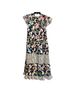 Umgee 100% Polyester Floral Damask Multi Color Casual Dress Size S - photo 2
