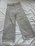 Title Unknown 100% Canvas Ivory Tan Casual Pants Size 4 - photo 5