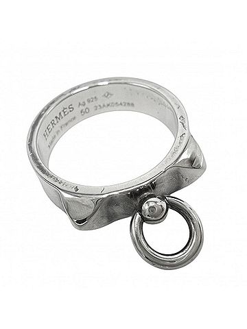 Hermès Hermes women's ring, Collier de Chien accessory, jewelry, small item, HERMES, 925 sterling silver, approximately 4.5g (view 1)