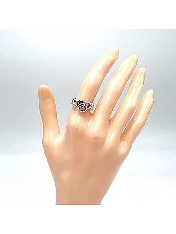 Hermès Hermes women's ring, Collier de Chien accessory, jewelry, small item, HERMES, 925 sterling silver, approximately 4.5g (view 2)