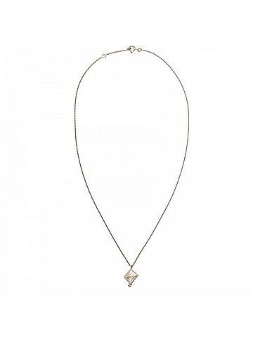Hermès Hermes Medor Pendant Necklace for Women, Adjustable, 18K White Gold (750WG), 0.35ct Diamond, Approx. 5.0g (view 2)