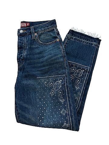 Lucky Brand Drew Mom High Rise Taper Jeans (view 1)