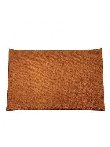 Hermès Hermes Calvi Men's Card Holder/Card Case, Wallet/Coin Purse, Holder, Coin Accessories, HERMES W Stamp, Veau Epsom Leather, Brown, Silver Hardware, 2024 Model (view 2)