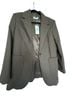 Mango Checkered-gingham Brown Burgundy Blazer Size XL - photo 1