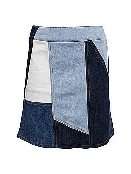 Victoria Beckham Victoria Victoria Beckham Patchwork Mini Skirt in Multicolor Cotton (view 1)