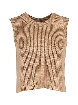 Altuzarra Altuzarra Sleeveless Knit Top in Brown Wool (view 1)