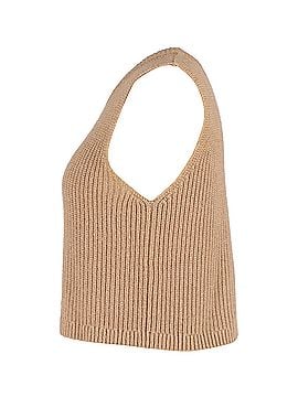 Altuzarra Altuzarra Sleeveless Knit Top in Brown Wool (view 2)