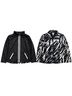 Zenergy by Chico's Zebra Print Black White Jacket Size L - photo 1
