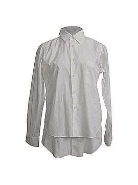 Comme des Garçons Black Comme Des Garçons Layered Shirt in White Cotton (view 1)