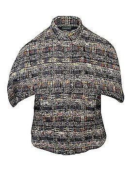 Alexander McQueen Alexander McQueen Cocoon Tweed Jacket in Multicolor Cotton (view 1)
