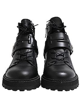 Tod's TOD's Ankle Boots Buckle Strap in Black Leather (view 2)