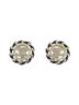 Chanel 100% Leather Black Chanel ABH048 Earrings One size - photo 1