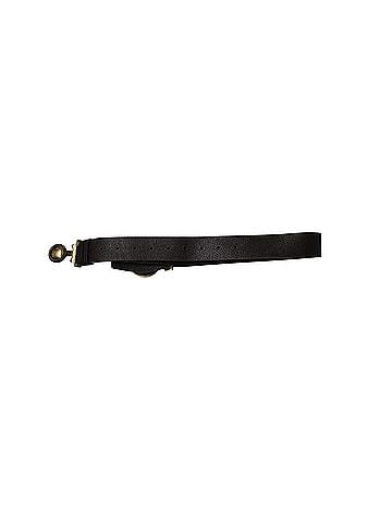 Burberry Burberry in Round Clasp Buckle Belt in Brown Leather (view 1)