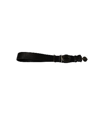 Burberry Burberry in Round Clasp Buckle Belt in Brown Leather (view 2)