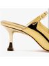 Larroudé Gold Heels Size 6 - photo 4