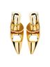 Larroudé Gold Heels Size 6 - photo 2