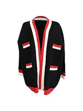 Sandro Sandro Oopen Cardigan in Black Viscose (view 1)