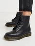 Dr. Martens 100% Leather Black Ankle Boots Size 8 - photo 4
