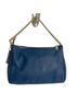 Coach 100% Leather Solid Blue Gold Shoulder Bag One size - photo 2