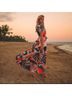 Hutch 100% Polyester Floral Multi Color Casual Dress Size XS - photo 5