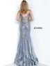 Jovani Silver Gray Cocktail Dress Size 10 - photo 5