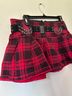 Tripp NYC Plaid Red Black Skort Size L - photo 10