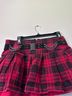Tripp NYC Plaid Red Black Skort Size L - photo 7