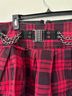 Tripp NYC Plaid Red Black Skort Size L - photo 4