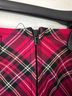 Royal Bones by Daang Plaid Red Formal Skirt Size XL - photo 8