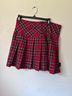 Royal Bones by Daang Plaid Red Formal Skirt Size XL - photo 5