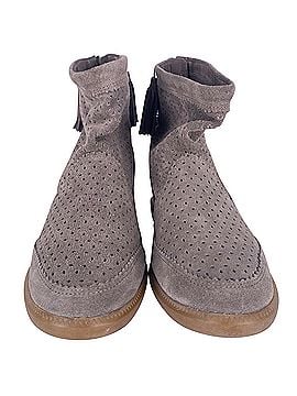 Isabel Marant Isabel Marant Velvet Stainer Basket Boots in Grey Suede (view 2)
