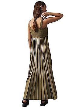 Anthropologie Mare Mare Knit Bodice Pleated Maxi Dress Casual Dress (view 2)