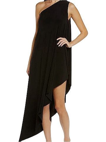 Norma Kamali One Shoulder Diagonal Tunic Casual Dress (view 1)