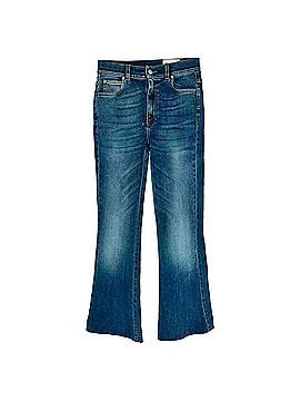 Alexander McQueen Alexander McQueen Flared Jeans in Light Blue Cotton (view 1)