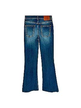 Alexander McQueen Alexander McQueen Flared Jeans in Light Blue Cotton (view 2)